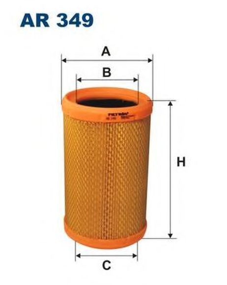 фото FILTRON AR349 Фильтр воздушный renault FILTRON AR349 Фильтр воздушный renault