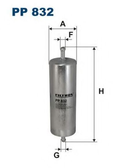 фото FILTRON PP832 Фильтр топливный BMW FILTRON PP832 Фильтр топливный BMW