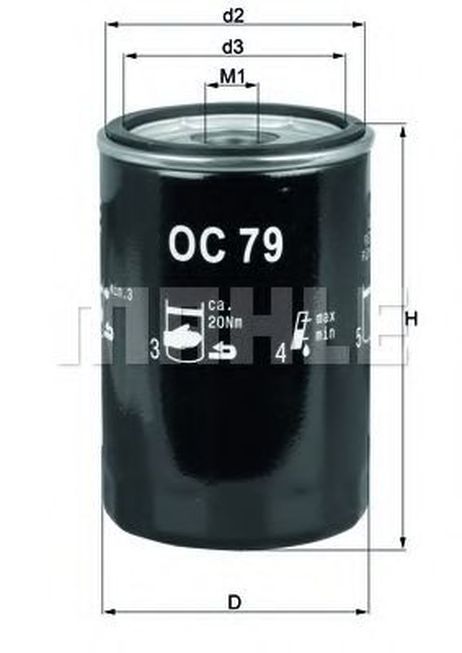 Knecht OC 79 Фильтр масляный