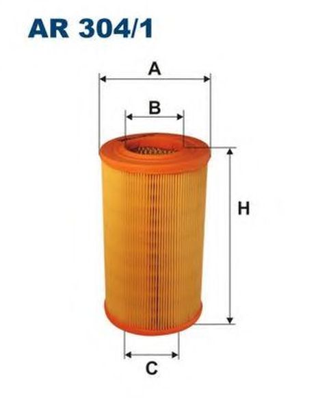 фото FILTRON AR304/1 Фильтр воздушный nissan FILTRON AR304/1 Фильтр воздушный nissan