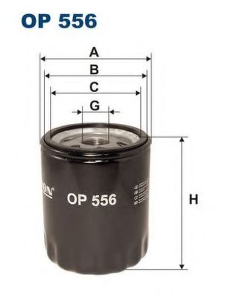 FILTRON OP556 Фильтр масляный BMW