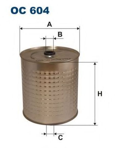 фото FILTRON OC604 Фильтр масляный FILTRON OC604 Фильтр масляный
