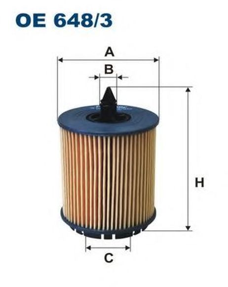 фото FILTRON OE648/3 Фильтр масляный opel FILTRON OE648/3 Фильтр масляный opel