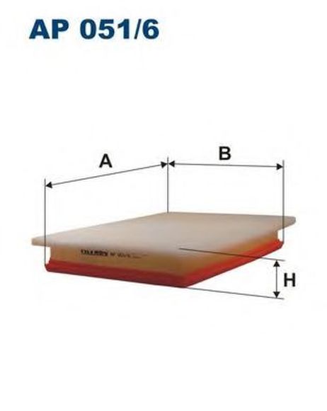 фото FILTRON AP051/6 Фильтр воздушный opel FILTRON AP051/6 Фильтр воздушный opel