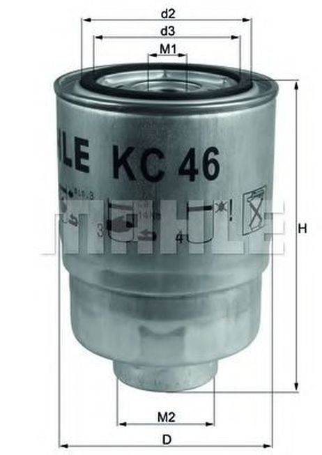 фото Knecht KC 46 Фильтр топливный Knecht KC 46 Фильтр топливный