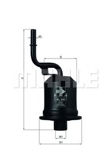 фото Knecht KL 246 Снят с производства Фильтр топливный Knecht KL 246 Снят с производства Фильтр топливный