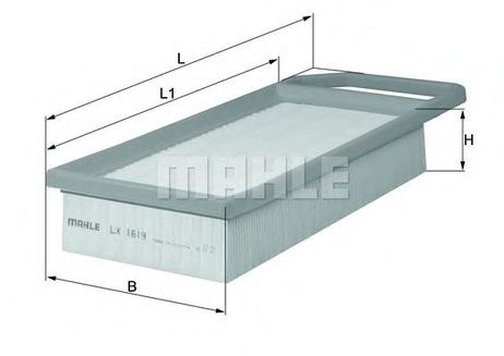 фото Knecht LX 1619 Фильтр воздушный Knecht LX 1619 Фильтр воздушный