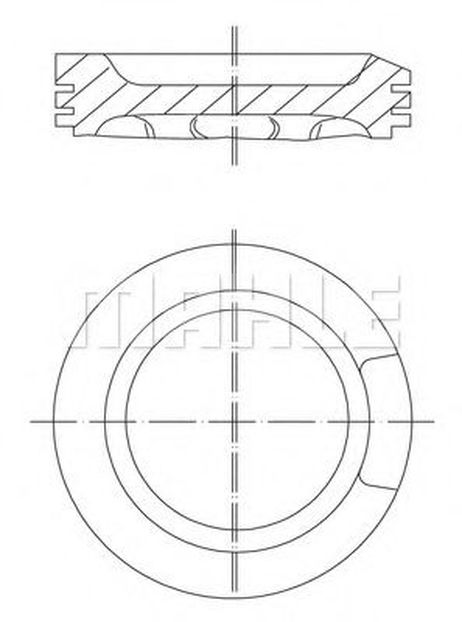 фото Mahle 033 04 01 Поршнекомплект Mahle 033 04 01 Поршнекомплект