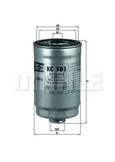 фото Knecht KC 101 Фильтр топливный Knecht KC 101 Фильтр топливный