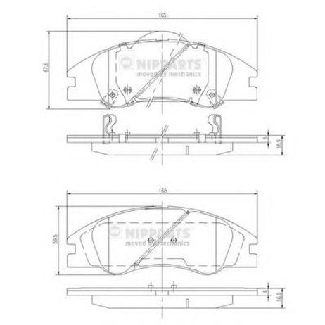 фото Nipparts J3 600 326 Колодки тормозные Kia Cerato 04- передние sale | перед | Nipparts J3 600 326 Колодки тормозные Kia Cerato 04- передние sale | перед |