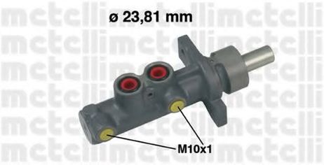 фото Metelli 05-0486 Главный тормозной цилиндр Metelli 05-0486 Главный тормозной цилиндр
