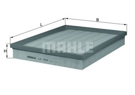 фото Knecht LX 1503 Фильтр воздушный Knecht LX 1503 Фильтр воздушный