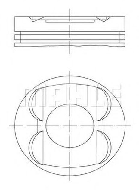фото Mahle 001 14 00 Поршнекомплект Mahle 001 14 00 Поршнекомплект
