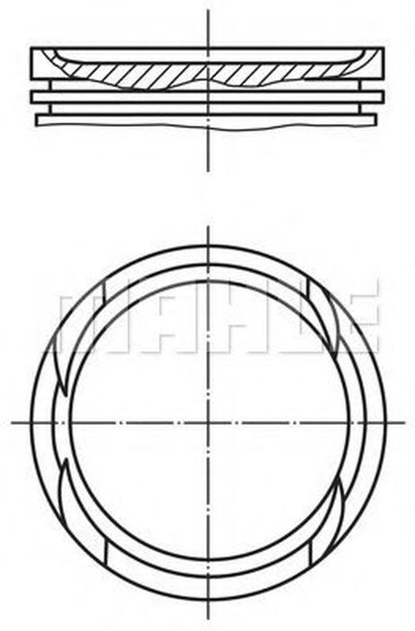 фото Mahle 009 52 00 Поршнекомплект Mahle 009 52 00 Поршнекомплект