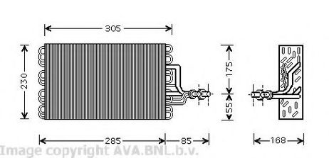 фото AVA VW V077 Испаритель кондиционера AVA VW V077 Испаритель кондиционера
