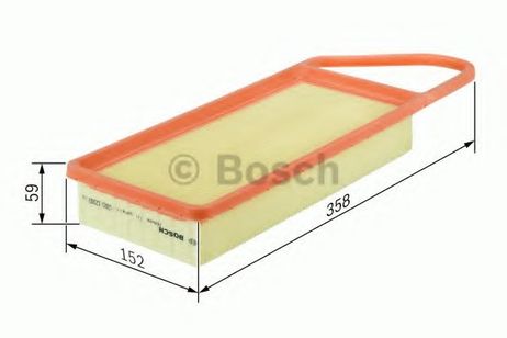 фото Bosch 1 457 433 591 Фильтр воздушный Bosch 1 457 433 591 Фильтр воздушный