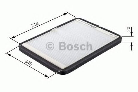 фото Bosch 1 987 432 033 Фильтр салона Bosch 1 987 432 033 Фильтр салона