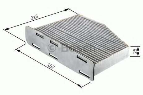фото Bosch 1 987 432 105 Снят с производства Фильтр салона Bosch 1 987 432 105 Снят с производства Фильтр салона