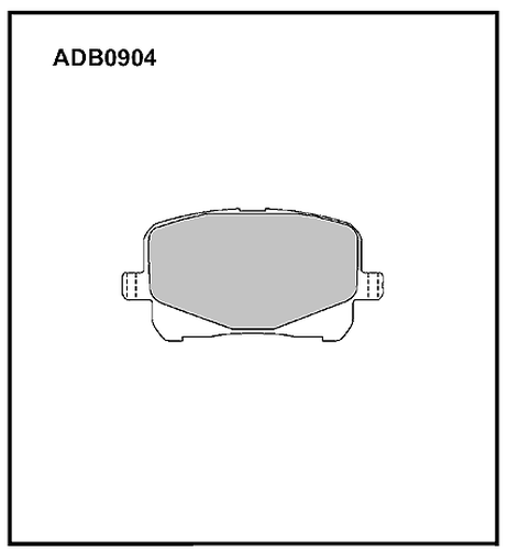 фото Allied Nippon ADB0904 Колодки тормозные дисковые | перед | Allied Nippon ADB0904 Колодки тормозные дисковые | перед |