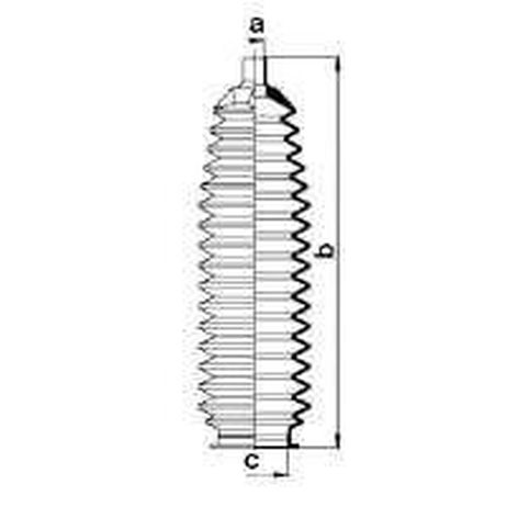 фото GKN-Spidan 84053 Пыльник рулевой рейки GKN-Spidan 84053 Пыльник рулевой рейки