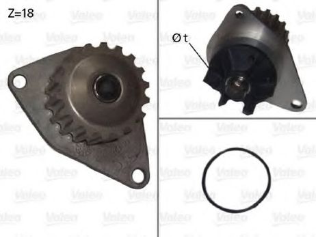 фото Valeo 506721 Насос водяной Valeo 506721 Насос водяной