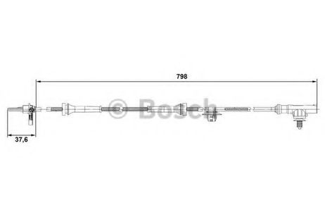 фото Bosch 0 265 007 687 Датчик ABS | перед | Bosch 0 265 007 687 Датчик ABS | перед |