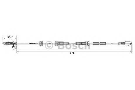 фото Bosch 0 265 007 790 Датчик ABS | перед | Bosch 0 265 007 790 Датчик ABS | перед |