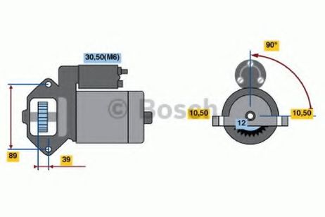 фото Bosch 0 986 021 810 Стартер Bosch 0 986 021 810 Стартер