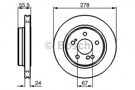 фото Bosch 0 986 479 133 Диск тормозной | зад | Bosch 0 986 479 133 Диск тормозной | зад |