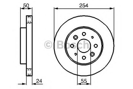 фото Bosch 0 986 479 231 Диск тормозной | перед | Bosch 0 986 479 231 Диск тормозной | перед |