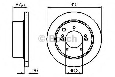 фото Bosch 0 986 479 232 Диск тормозной | зад прав/лев | Bosch 0 986 479 232 Диск тормозной | зад прав/лев |