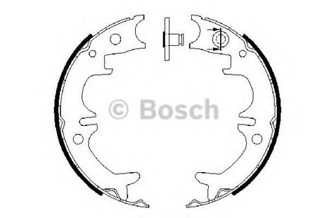 фото Bosch 0 986 487 680 Колодки тормозные барабанные Bosch 0 986 487 680 Колодки тормозные барабанные