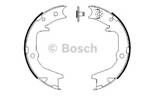 фото Bosch 0 986 487 683 Колодки тормозные барабанные Bosch 0 986 487 683 Колодки тормозные барабанные