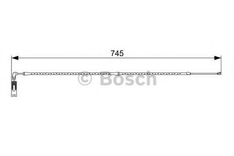 фото Bosch 1 987 473 000 Датчик износа тормозных колодок Bosch 1 987 473 000 Датчик износа тормозных колодок