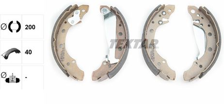 фото Textar 91044700 Колодки тормозные барабанные | зад | Textar 91044700 Колодки тормозные барабанные | зад |