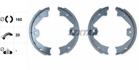 фото Textar 91060300 Колодки тормозные стояночного тормоза Textar 91060300 Колодки тормозные стояночного тормоза
