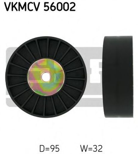 фото SKF VKMCV 56002 Промежуточный ролик поликлинового ремня SKF VKMCV 56002 Промежуточный ролик поликлинового ремня