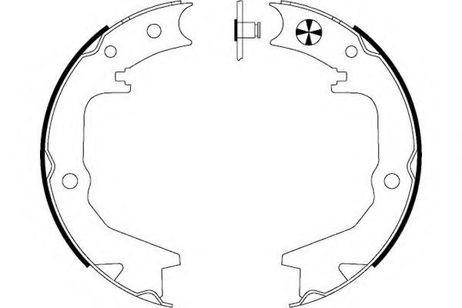 фото Mintex MFR518 Колодки тормозные стояночного тормоза Mintex MFR518 Колодки тормозные стояночного тормоза
