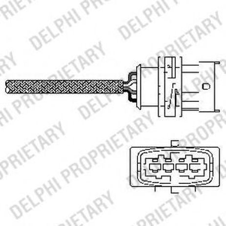 фото Delphi ES10789-12B1 Датчик кислородный Delphi ES10789-12B1 Датчик кислородный
