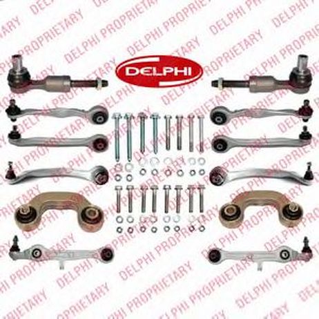 фото Delphi TC1500KIT Комплект рычагов подвески (2 рулевых наконечника + 10 рычагов + болты) Delphi TC1500KIT Комплект рычагов подвески (2 рулевых наконечника + 10 рычагов + болты)