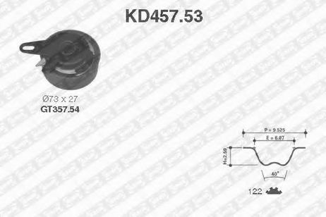 SNR KD457.53 Комплект ремня ГРМ