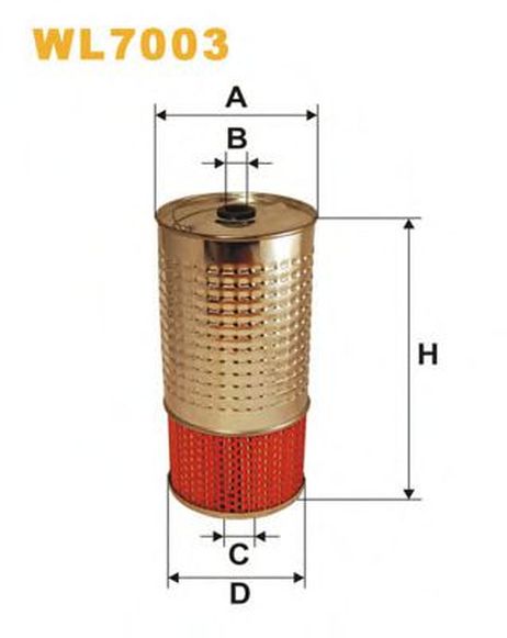 фото Wix Filters WL7003 Фильтр масляный вставка Wix Filters WL7003 Фильтр масляный вставка