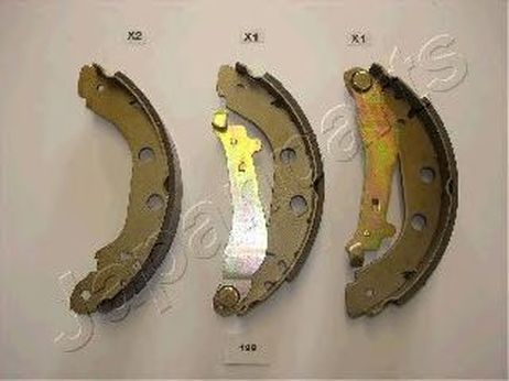 фото Japanparts GF-199AF Колодки тормозные барабанные | зад | Japanparts GF-199AF Колодки тормозные барабанные | зад |