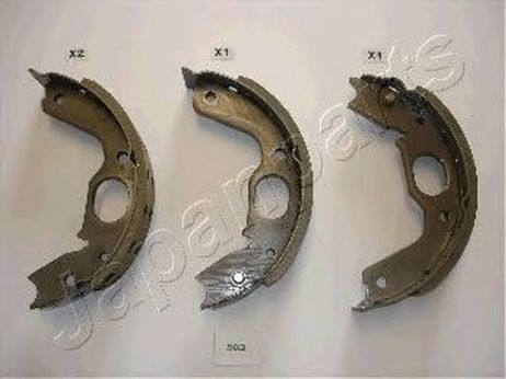 фото Japanparts GF-503AF Колодки тормозные барабанные | зад | Japanparts GF-503AF Колодки тормозные барабанные | зад |