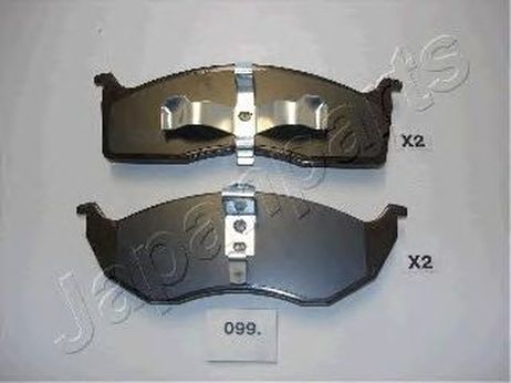 фото Japanparts PA-099AF Колодки тормозные дисковые | перед | Japanparts PA-099AF Колодки тормозные дисковые | перед |