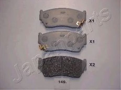 фото Japanparts PA-149AF Колодки тормозные дисковые | перед | Japanparts PA-149AF Колодки тормозные дисковые | перед |