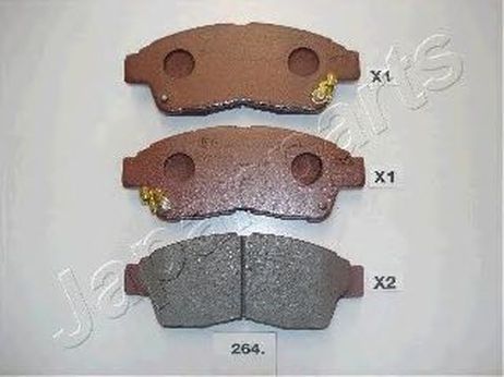 фото Japanparts PA-264AF Колодки тормозные дисковые, комплект | перед | Japanparts PA-264AF Колодки тормозные дисковые, комплект | перед |