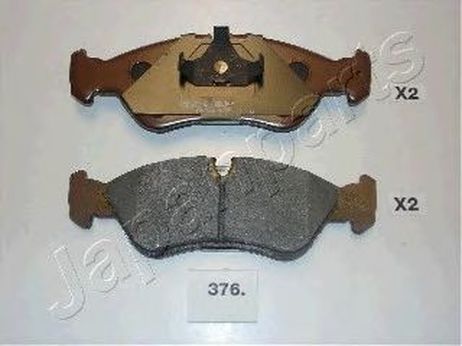 фото Japanparts PA-376AF Колодки тормозные дисковые | перед | Japanparts PA-376AF Колодки тормозные дисковые | перед |