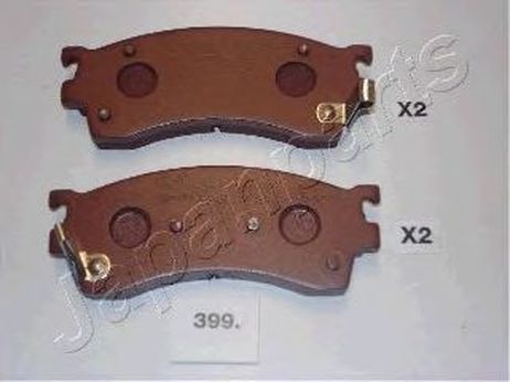 фото Japanparts PA-399AF Колодки тормозные дисковые, комплект | перед | Japanparts PA-399AF Колодки тормозные дисковые, комплект | перед |