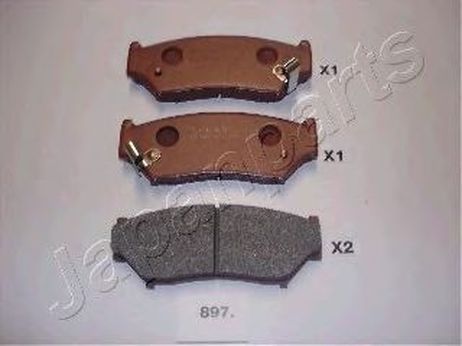 фото Japanparts PA-897AF Колодки тормозные дисковые, комплект | перед | Japanparts PA-897AF Колодки тормозные дисковые, комплект | перед |